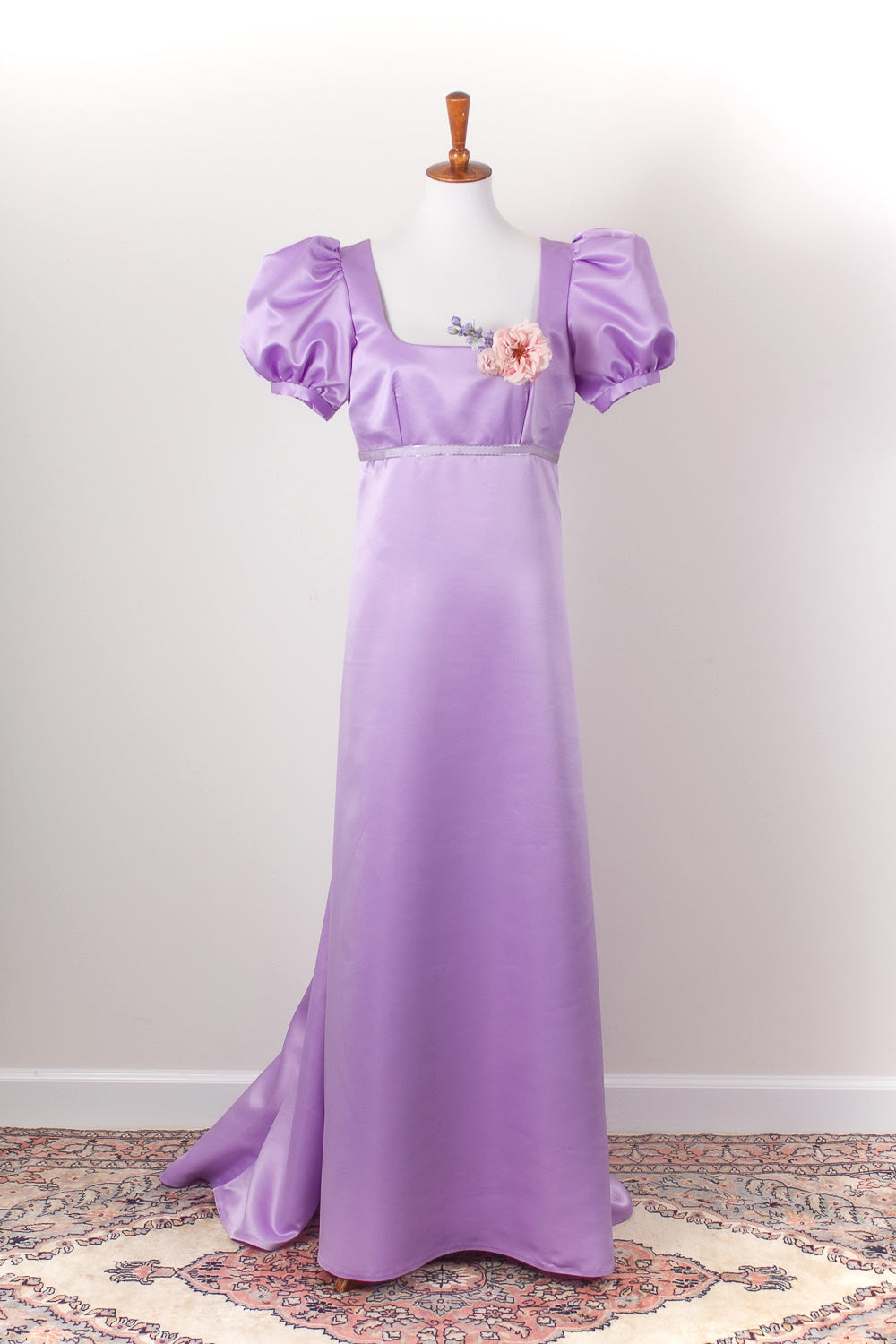 Regency era gown - front view
